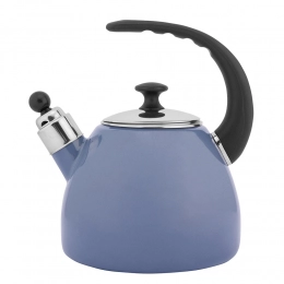 Balbina enamelled conical kettle 2,5 L blue