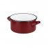 Эмалированная кастрюля 1,45 л диаметром 16 см, высотой 8,5 см, красного цвета. Эмалированная кастрюля 1,45 л диаметром 16 см, высотой 8,5 см, красного цвета.