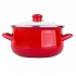 Набор из 8 эмалированных кастрюль KLARA 16-22 см КРАСНЫЙ Набор из 8 эмалированных кастрюль KLARA 16-22 см КРАСНЫЙ