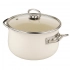 Набор посуды Kate из 8 эмалированных кастрюль 16-22 см, цвет кремовый. Набор посуды Kate из 8 эмалированных кастрюль 16-22 см, цвет кремовый.