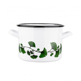 GINKO POT 18CM WHITE