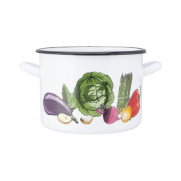 Прямая кастрюля 2,2л диам.16см выс.12см укр. овощи