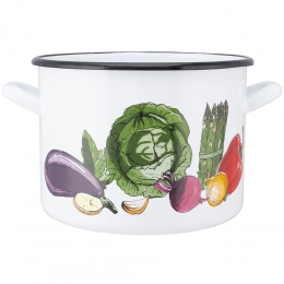 Прямой горшок 7,5 л диам. 24 см выс. 17 см укр. овощи