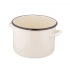 Enamelled straight pot, 5,8 L; diameter 22 cm; height 1
6 cm, cream
