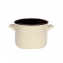 Straight pot 4,4l dia.20cm h.15cm cream/inside dark