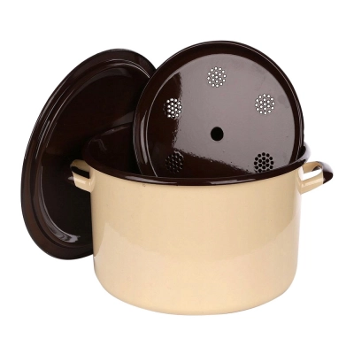 
                                            Enamel pot for cooking jars with lid 13,6 L; 30 cm
                                            