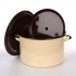 Enamel pot for cooking jars with lid 13,6 L; 30 cm