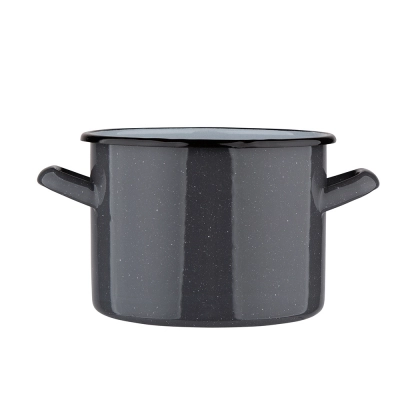 
                                            POT 16 CM ENAMEL GREY SPECKLED
                                            