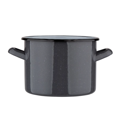 
                                            POT 18 CM ENAMEL GREY SPECKLED
                                            