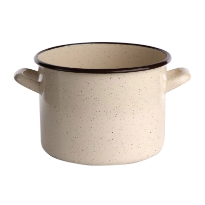 
                                            POT 20 CM ENAMEL CREAM SPECKLED
                                            