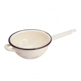 Enamelled colander with handle 22,5cm