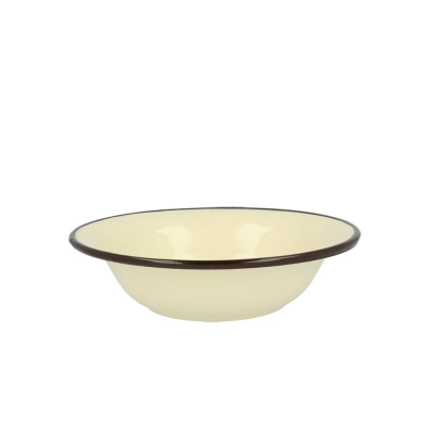 
                                            Enamelled bowl 7,45l dia.36cm h.11,3cm cream
                                            