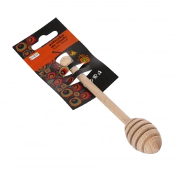 Wooden honey dipper