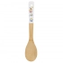 Sweet love set of 2 bamboo tools: spoon and spatula with decoration Sweet love set of 2 bamboo tools: spoon and spatula with decoration