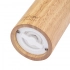 White wooden pepper mill 5x14 cm
