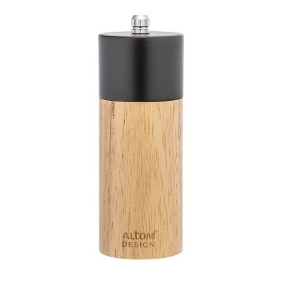 
                                                Black wooden pepper mill 5x14 cm
                                                