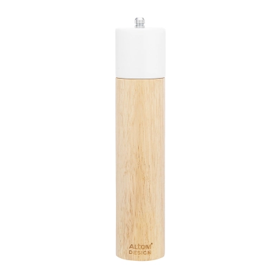 
                                            White wooden pepper mill 5,5x26,5 cm
                                            