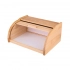 Wooden bread box with a shutter, small 32x25x15.5 cm light wood Wooden bread box with a shutter, small 32x25x15.5 cm light wood