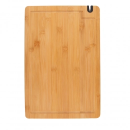 Деревянные разделочные доски из бамбука с точилкой для ножей 37,5x25,5x1,5 см