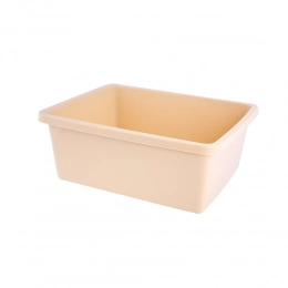 Rectangular bowl 33,7x26,8cm 8l beige