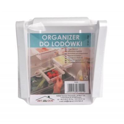 
                                                Fridge organizer 17x15,6x7cm white
                                                