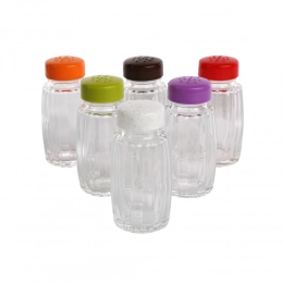 GLASS SEASONING CONTAINER WITH LID 50 ML