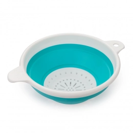 Compact colander 15cm blue