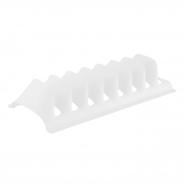 Быстросохнущая стойка для посуды белого цвета