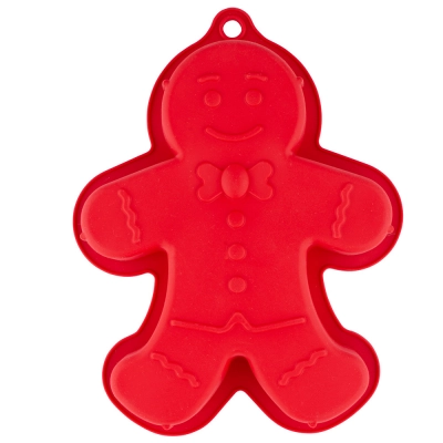 
                                            Christmas silicone baking mold 27x20,5x4,5 cm, Gingerbread Man
                                            