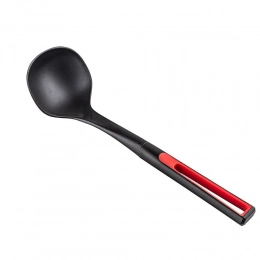 Ladle with a red finish 32,5X9,5 CM