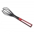 Whisk with a red finish  31X6,5 CM