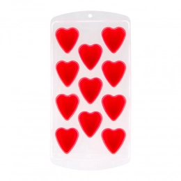 Heart design ice cube mould 21x11x2 cm
