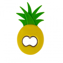 Bottle opener 7,5x11x0,5 cm pinapple