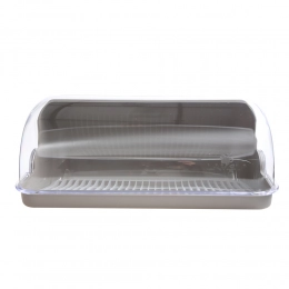 Breadbox large 41x27x18,5cm taupe