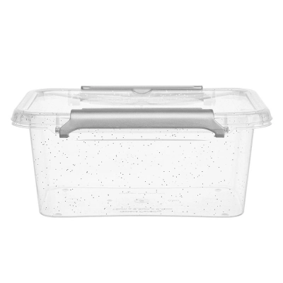 
                                                Antibacterial set of 3 pieces of food containers with micro-particles of silver, with lid and clips 500ml
                                                