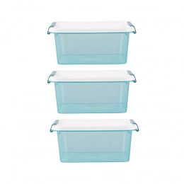 Arcticline set of 3 square food containers 0.85 L 15x15x6.5 cm