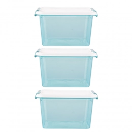 Arcticline set of 3 square food containers 1.15 L 15x15x8.5 cm