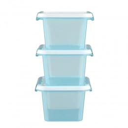 Arcticline set of 3 rectangular food containers 0.5 L 16x9.5x9cm