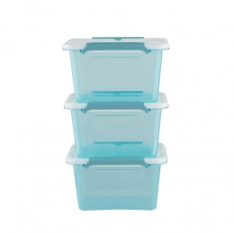 Arcticline set of 3 rectangular food containers 0.65L 17x9.5x11cm