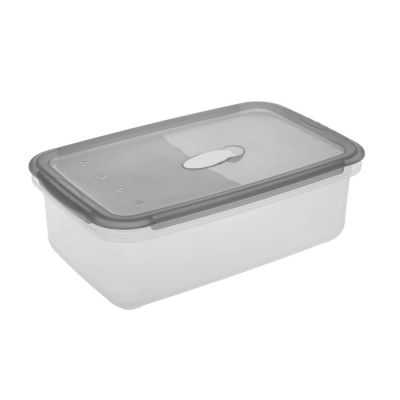 
                                                Laura container for microwave and freezing, 28.5x17.5x9.5 cm, 3L, gray
                                                
