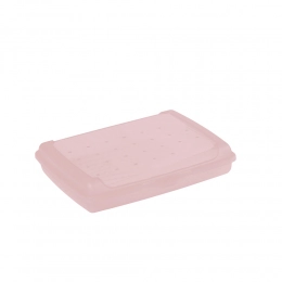 Luca click box mini 17x13x3,5 cm 500 ml pink