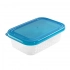 Rectangular food container blue box 13,6x19,5 cm 1 L