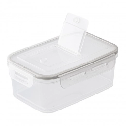 Rectangular food box q-lock transparent 22,3x16 cm 2,5 L