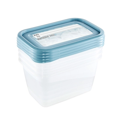 
                                                Набор из 4 контейнеров Mia Magic Ice, 4x0.75 л, с многоразовой этикеткой.
                                                