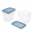 Mia magic ice set of 3 containers, 3x1L, with reusable label