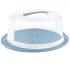 Cake container round 33.5x38x17 cm nordic blue