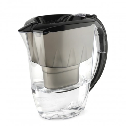 Pitcher water purifier Aquaphor Amethyst 2,8l , with filter B25 Maxfor , black colour