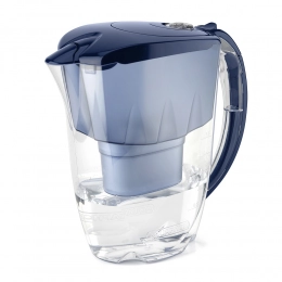Pitcher water purifier Aquaphor Jasper 2,8l , with filter B25 Maxfor , navi blue colour