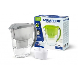 Pitcher water purifier Aquaphor Jasper 2,8l , with filter B25 Maxfor , grey colour