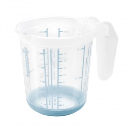 Jug with measuring cup and anti-slip function 0.5 L nordic blue
